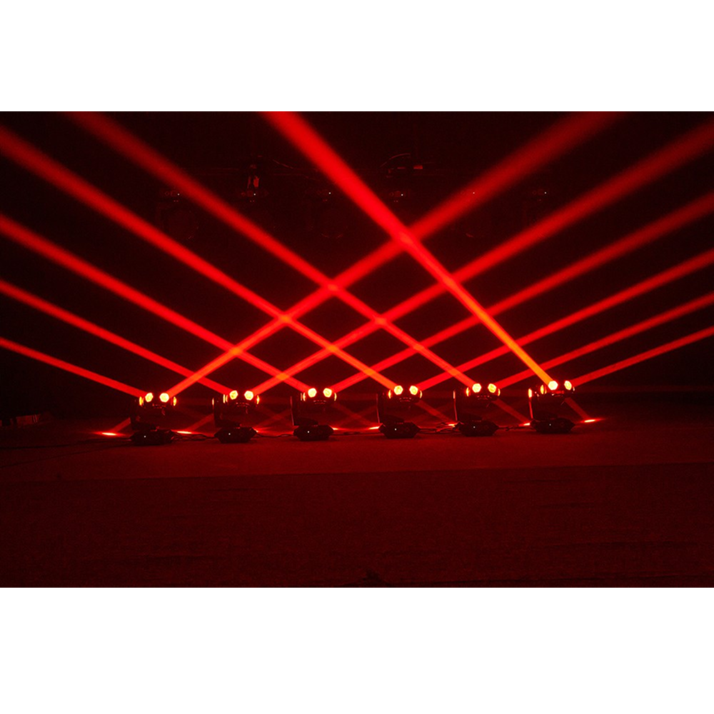 Multiple units in criss cross pattern.