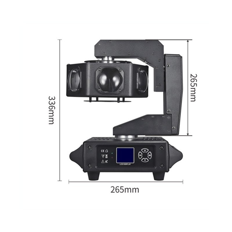 Horizontal head Measurements 265MM (10.4in.) wide, 336MM (13.2in.)tall.