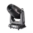 The front view is a high-performance lighting fixture with a 700W LED engine, 138mm lens, CMY color mixing, gobos, dynamic effects, framing shutters, and precise zoom, pan, and tilt controls for powerful, versatile illumination. Controls with an LED screen are in the base of the unit.