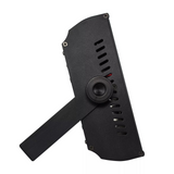 Side view of the easy adjustment bracket to obtain the right professional angle.