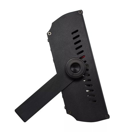 Side view of the easy adjustment bracket to obtain the right professional angle.