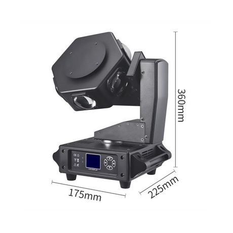 Tilted head Measurements 225MM (10in.) length, 175MM (6.8in.) wide, 360MM (14in.) tall.
