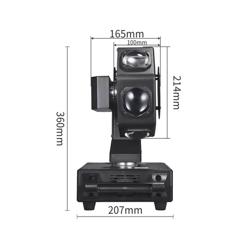 Vertical head measurement 207MM (8in.) width, 360MM (14in.) tall.