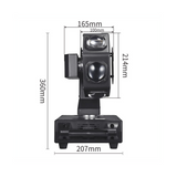 Vertical head measurement 207MM (8in.) width, 360MM (14in.) tall.
