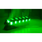 6 up and 6 down side view with green color.